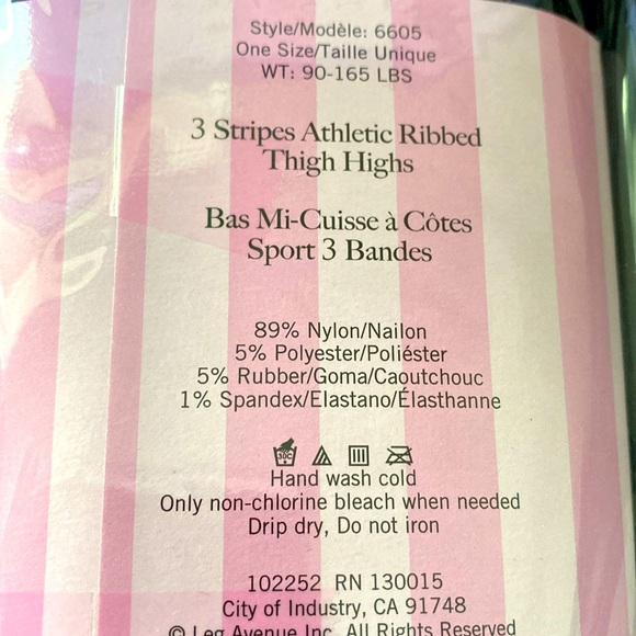 ❌SOLD OUT❌ NWT [Leg Avenue] Thigh High Black/Orange Halloween Socks Women's OS - Picture 5 of 5